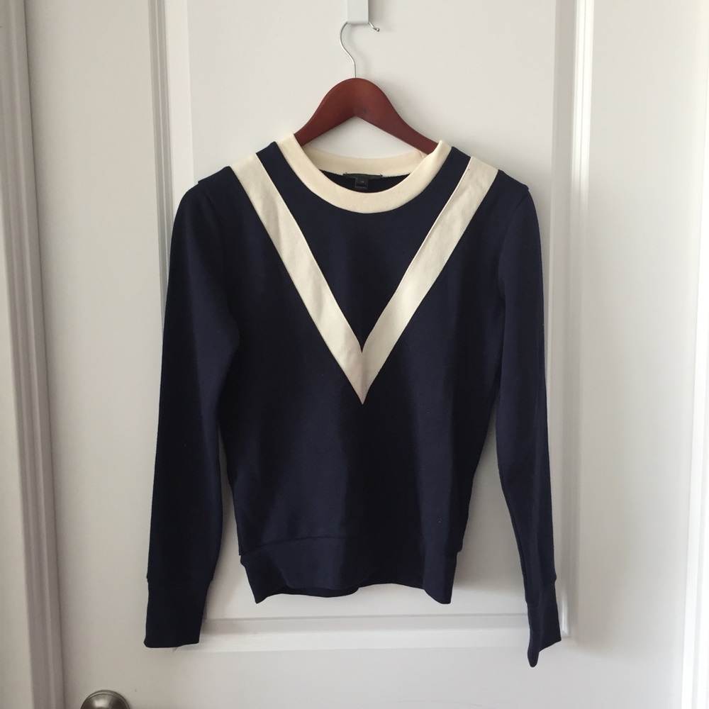 J. Crew Varsity Colorblock Sweatshirt - XS